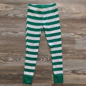 Target Green and White Pajama Bottoms Size 6